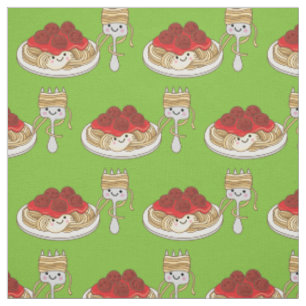 Cute Spaghetti Kids Kawaii Cartoon Noodles Pasta Fabric