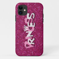Cute Sparkly Hot Pink Princess Glitter
