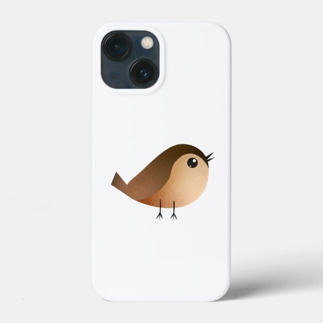 Cute Sparrow Bird Cartoon Case-Mate iPhone Case (Back)