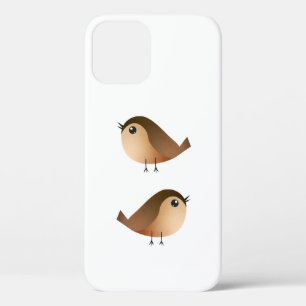 Cute Sparrow Bird Cartoon iPhone 12 Pro Case