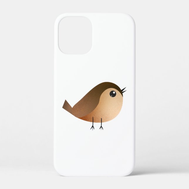 Cute Sparrow Bird Cartoon Case-Mate iPhone Case (Back)
