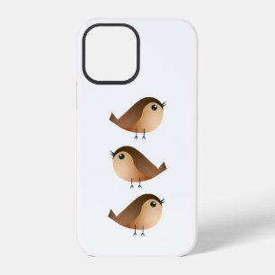 Cute Sparrow Bird Cartoon iPhone 12 Pro Case
