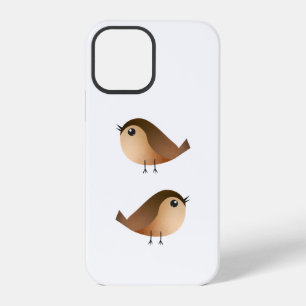 Cute Sparrow Bird Cartoon iPhone 12 Pro Case