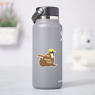 Cute Sparrow Chocolate Egg Happy Easter