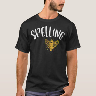 Cute Spelling Bee Design - School Spelling Bee T-Shirt