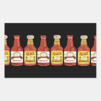 Cute Spicy Cats hot sauces illustration black
