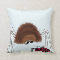 Cute Spider And Ladybug Illustration