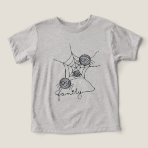 Cute Spider Family – Toddler & Baby Graphic T-Shir