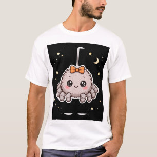 Cute Spider With Bow Halloween T-Shirt