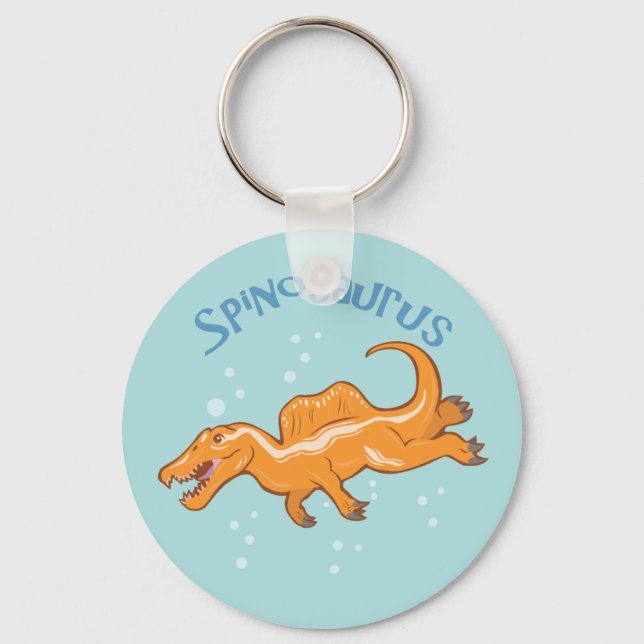 Cute Spinosaurus Key Ring (Front)
