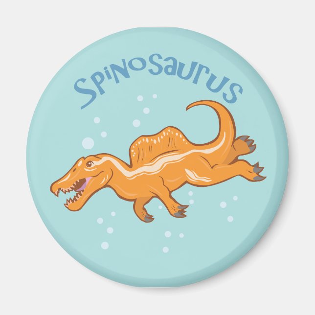 Cute Spinosaurus Magnet (Front)