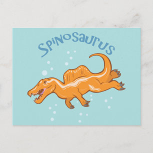 Cute Spinosaurus Postcard