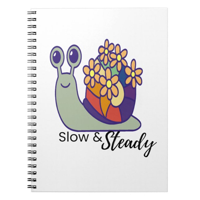 Cute Spiral Bound Notebook for School (Front)