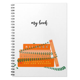 Cute Spiral Notebook My Book