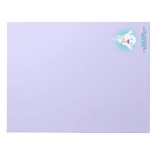 Cute Spiritual Ghost – Divine Soul Quote Design Notepad