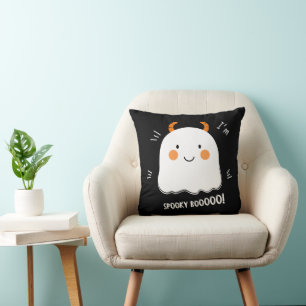 Cute Spooky Boo Demon Ghost Cushion