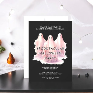Cute spooky Costume Halloween Party Invitation