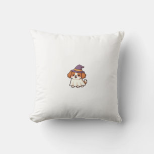 Cute Spooky Dog � Kawaii Halloween Puppy Classic T Cushion