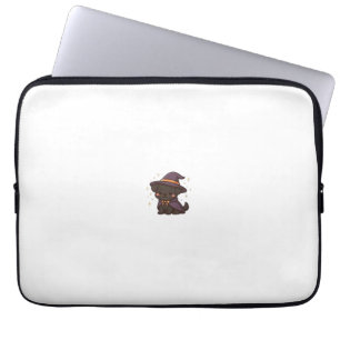 Cute Spooky Dog � Kawaii Halloween Puppy Oversized Laptop Sleeve