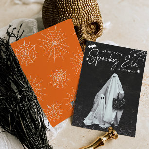 Cute Spooky Era Photo Halloween  Holiday Card