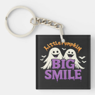 👻🦇 Cute Spooky Ghost Bat Halloween Charm Vibes🧡 Key Ring
