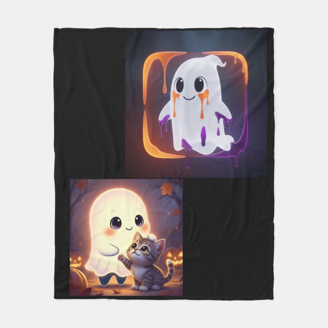 cute spooky ghost blanket (Front)