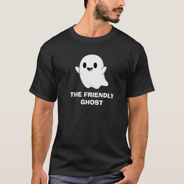 cute spooky ghost design  T-Shirt (Front)