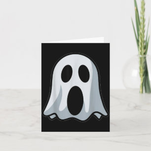 Cute Spooky Ghost Halloween Costume T-Shirt1 Card