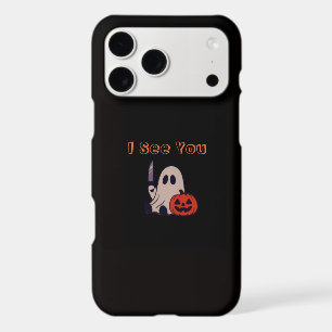 Cute Spooky Ghost "I See You" Halloween Phone Case