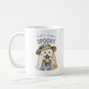 Cute Spooky Ghost Lantern Halloween Cottagecore Coffee Mug
