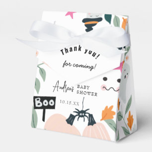 Cute Spooky Halloween Baby Shower  Favour Box