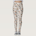Cute Spooky Halloween Fall Leggings<br><div class="desc">This cute and a spooky leggings design features a Halloween and fall themed pattern,  with a black cat,  bat,  ghost,  pumpkin,  spider and autumn leaves. Perfect for any Halloween holiday enthusiast!</div>