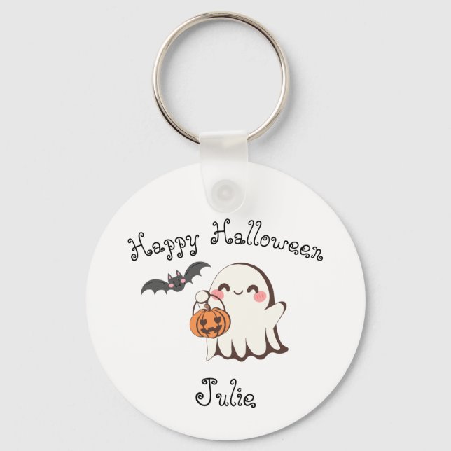 Cute & Spooky Halloween Key Chain (Front)