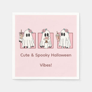 Cute & Spooky Halloween Paper Napkins Kawaii Pary