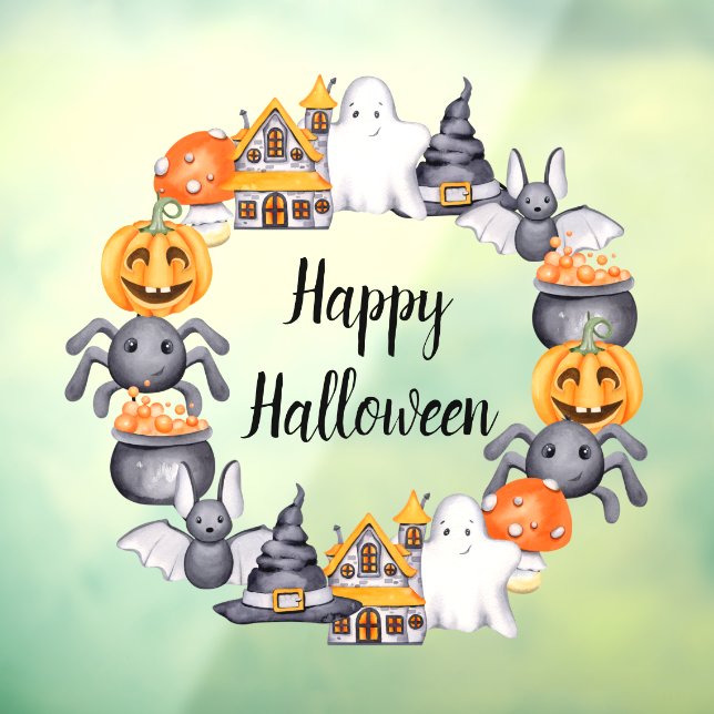 Cute Spooky Illustration Happy Halloween (Sheet 3)