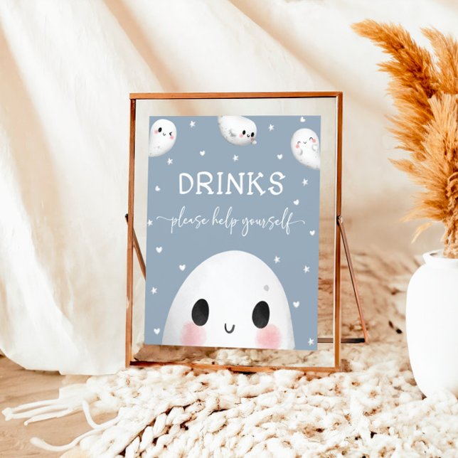 Cute Spooky One Halloween Drinks Sign (Creator Uploaded)