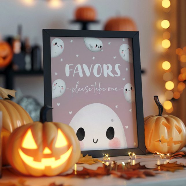 Cute Spooky One Halloween Favours Sign (Creator Uploaded)