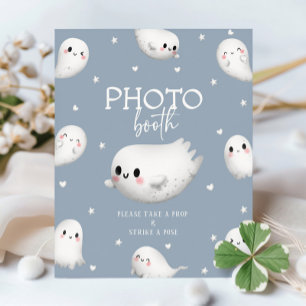 Cute Spooky One Halloween Photo Booth Sign