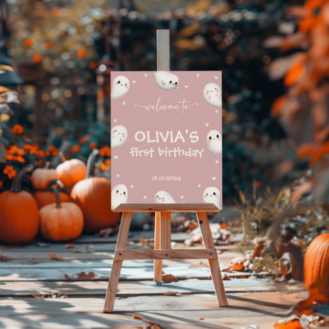 Cute Spooky One Halloween Welcome Sign (Creator Uploaded)