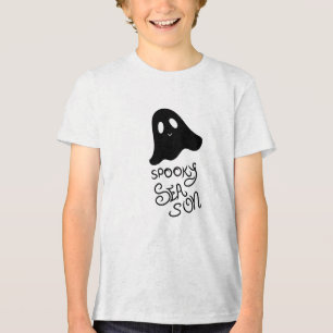 Cute Spooky Season Ghost Tri-Blend T-Shirt Shirt