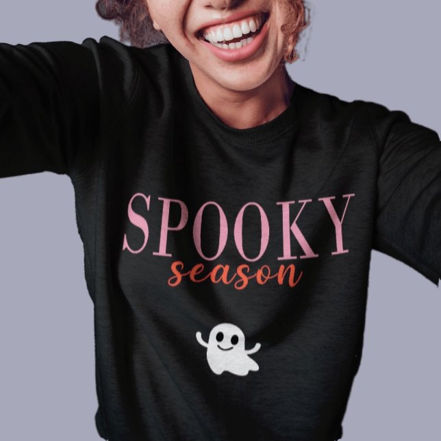 Cute Spooky Season Halloween Ghost Sweatshirt (Creator Uploaded)