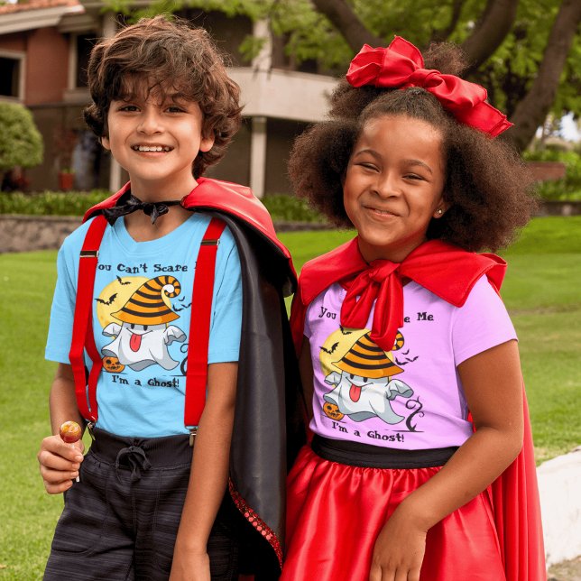 Cute & Spooky ‘You Can’t Scare Me, I’m a Ghost!’  T-Shirt (Creator Uploaded)