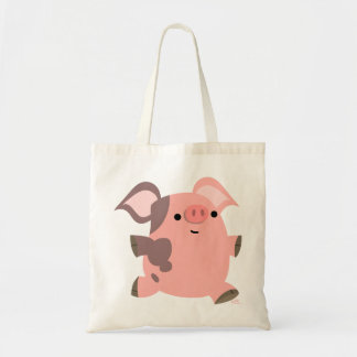 Cute Sporty Cartoon Pig Bag