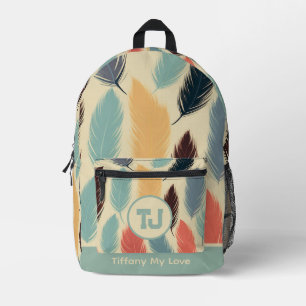 Cute Sporty Monogrammed Backpack For Him