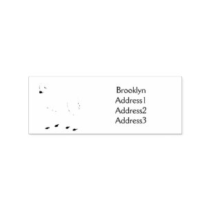 Cute spotted deer cartoon illustration rubber stamp