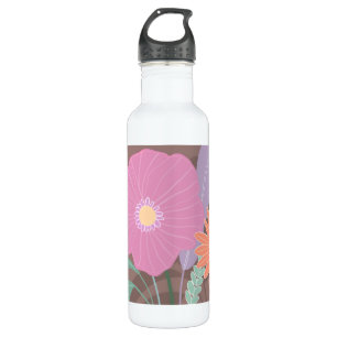 Cute Spring Bouquet of Modern Florals 710 Ml Water Bottle