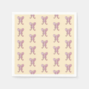Cute Spring Butterfly Napkin