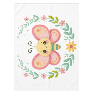 cute, spring/butterfly tablecloth