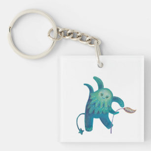 cute spring character key ring