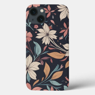 Cute Spring Colourful Flower Pattern Floral Art iPhone 13 Case
